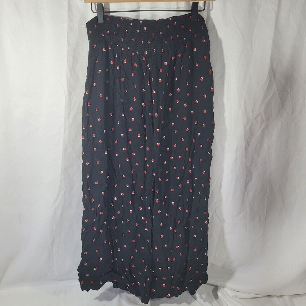 Free People Wide Leg Cropped Pull On Pants with Elastic Waist